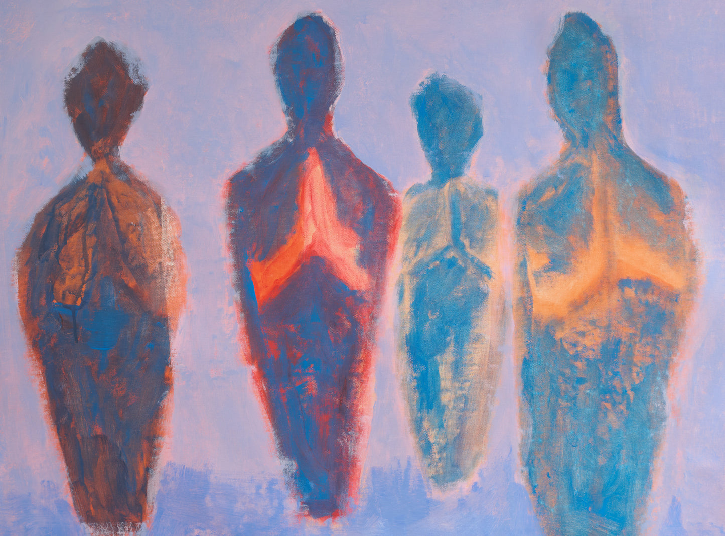 Two or more gathered neon