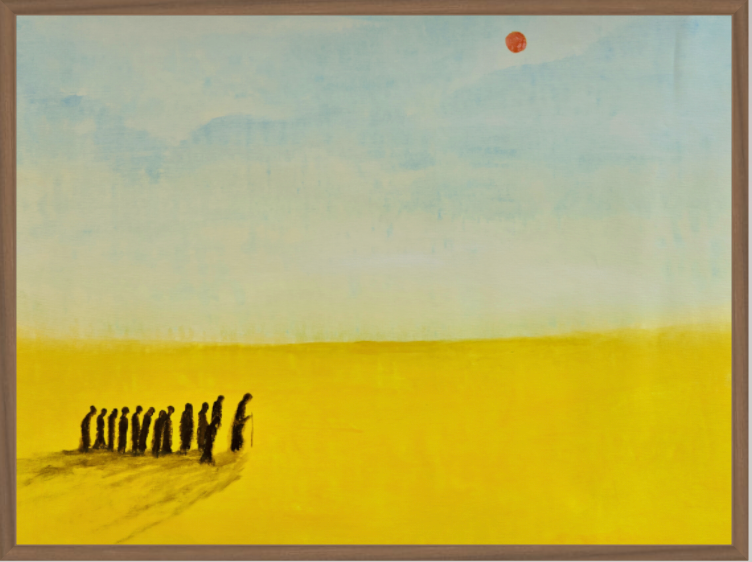 In the desert on the way to the Mystery