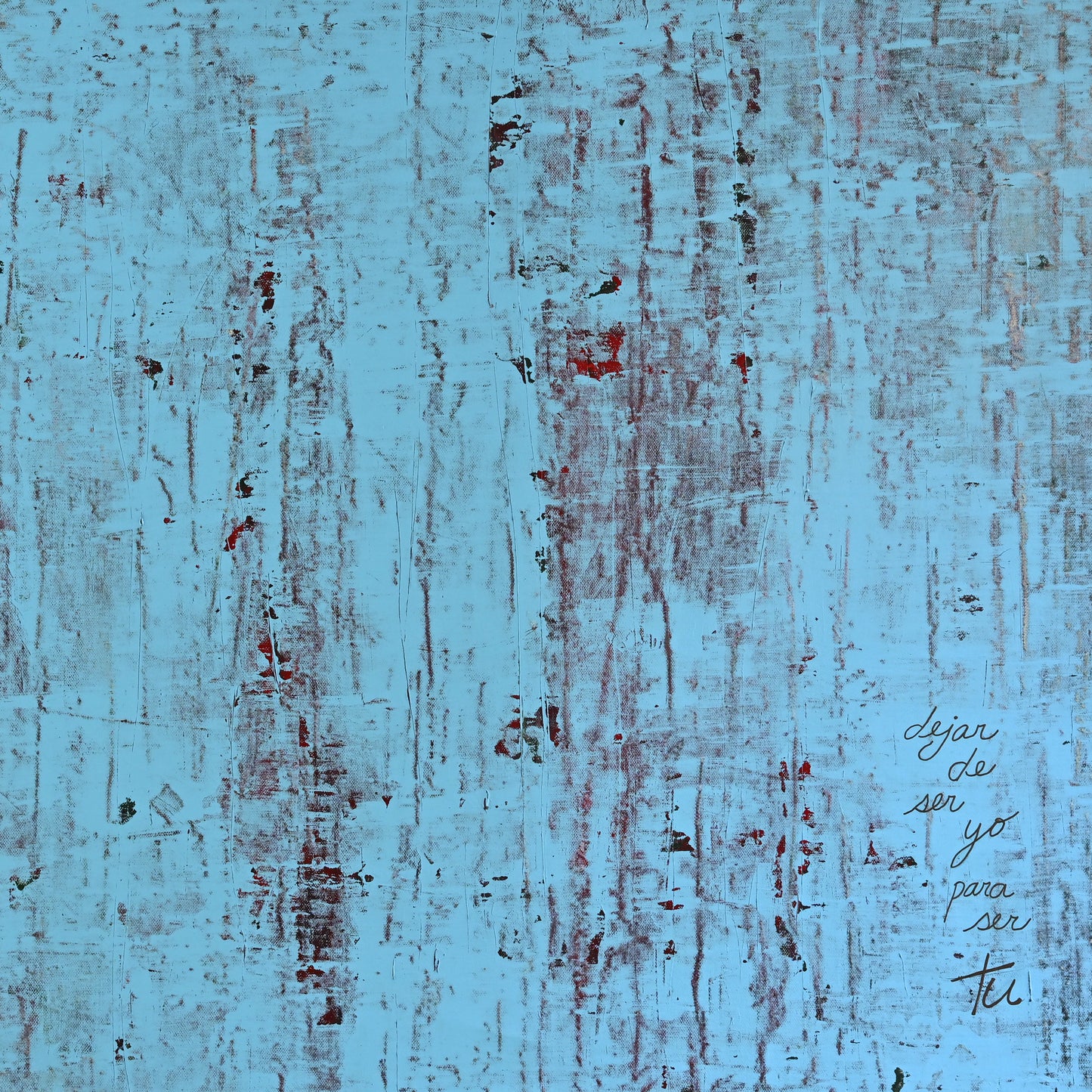 Stop being me (blue and red)