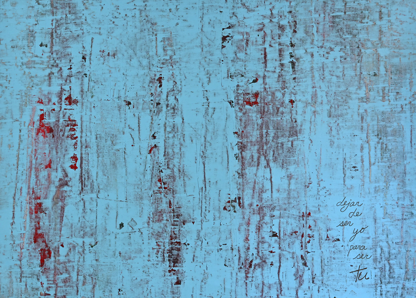 Dejar de ser yo (azul y rojo)