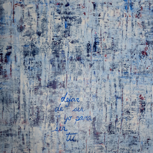 Stop being me to be you (blue)