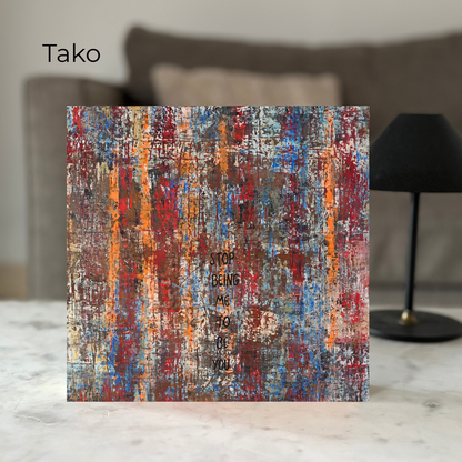 Stop being me to be you